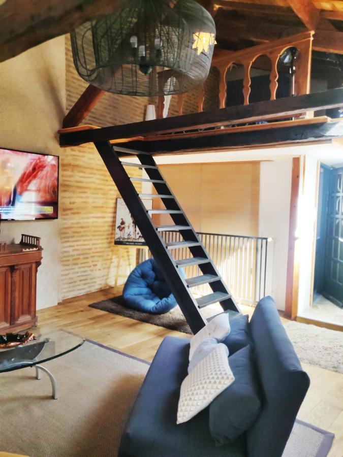 דירות Chez Fanny - Le Loft - Centre Historique Cahors Cathedrale מראה חיצוני תמונה